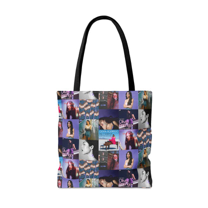 Olivia Rodrigo Album Cover Art Collage Tote Bag