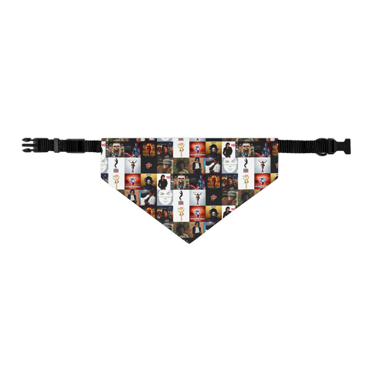 Michael Jackson Album Cover Collage Pet Bandana Collar