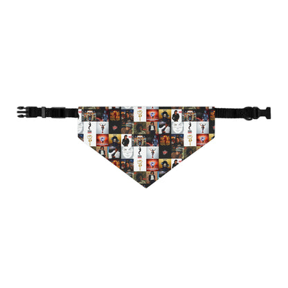 Michael Jackson Album Cover Collage Pet Bandana Collar