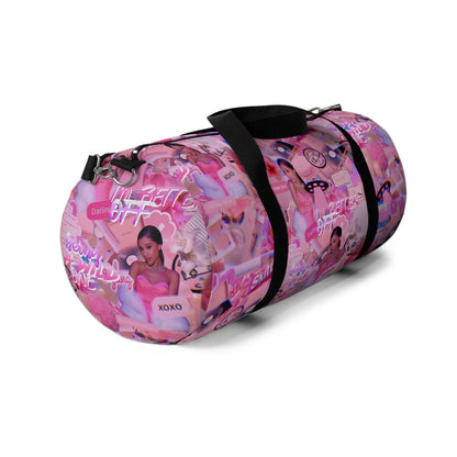 Ariana Grande Purple Vibes Collage Duffel Bag