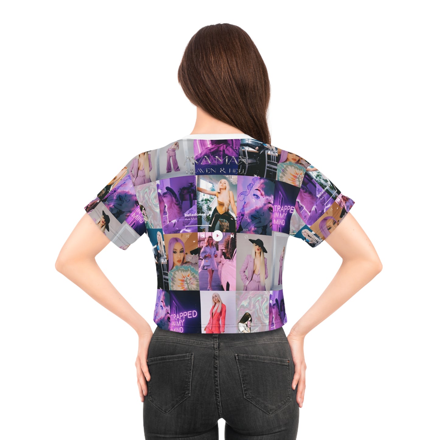 Ava Max Belladonna Photo Collage Crop Tee