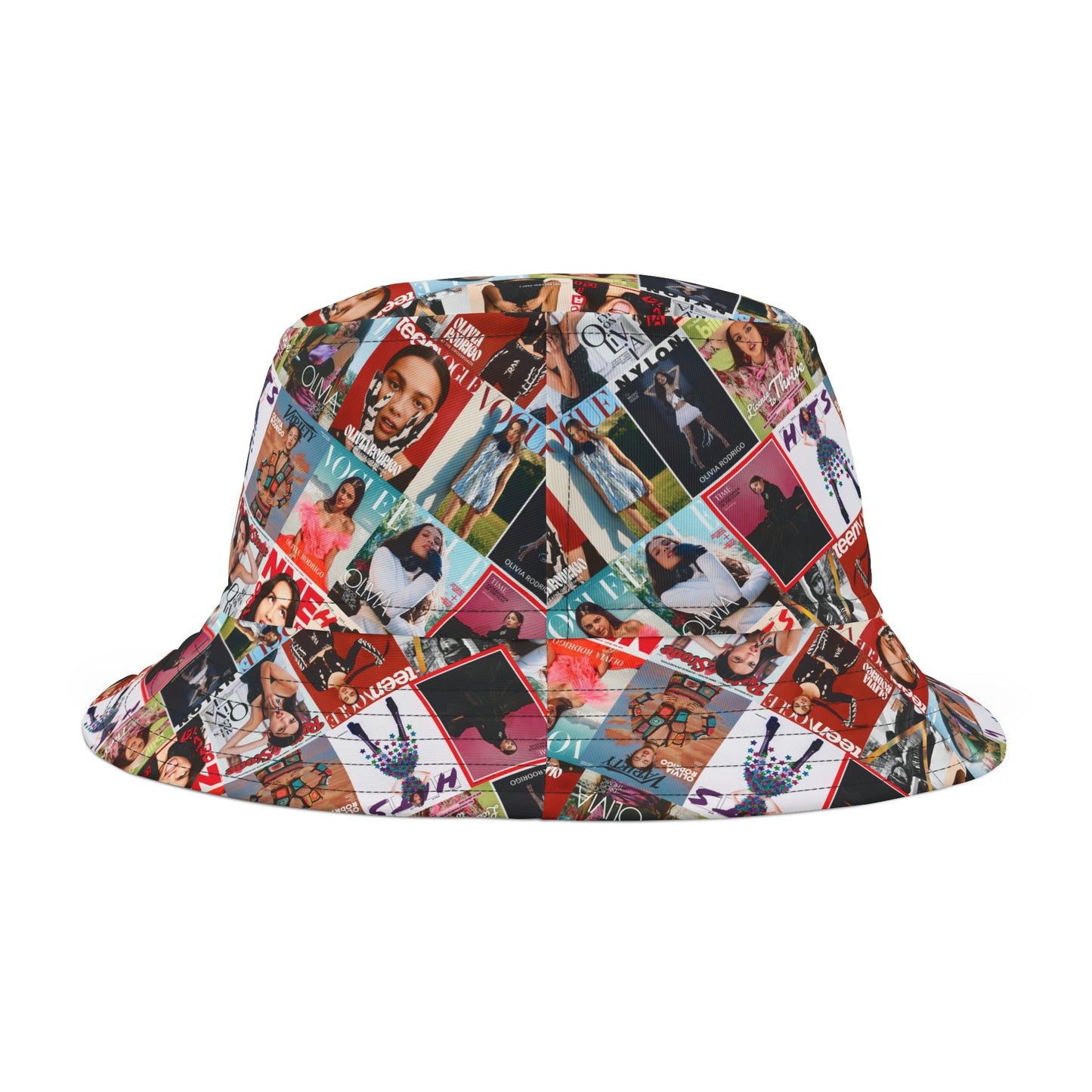 Olivia Rodrigo Magazine Cover Collage Bucket Hat