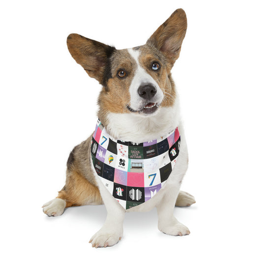 BTS Album Cover Art Collage Pet Bandana Collar