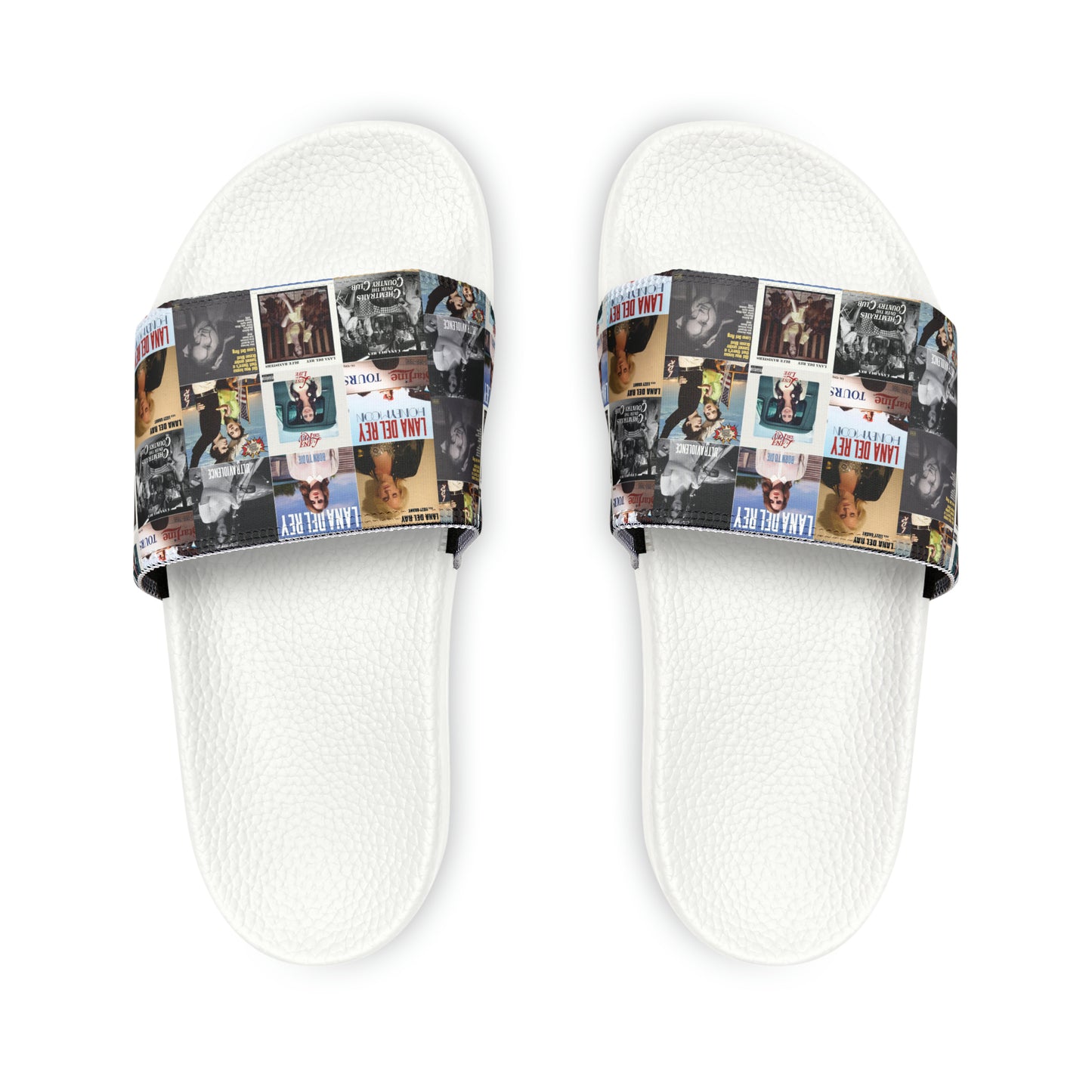 Lana Del Rey Album Cover Collage Youth Slide Sandals