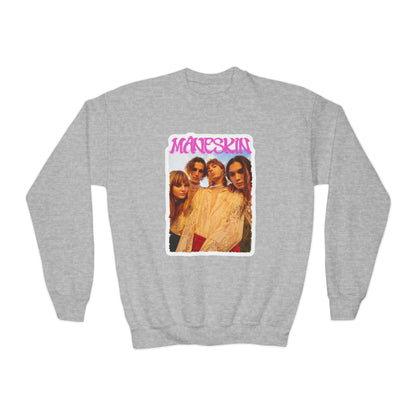 Måneskin Group Photo Youth Crewneck Sweatshirt