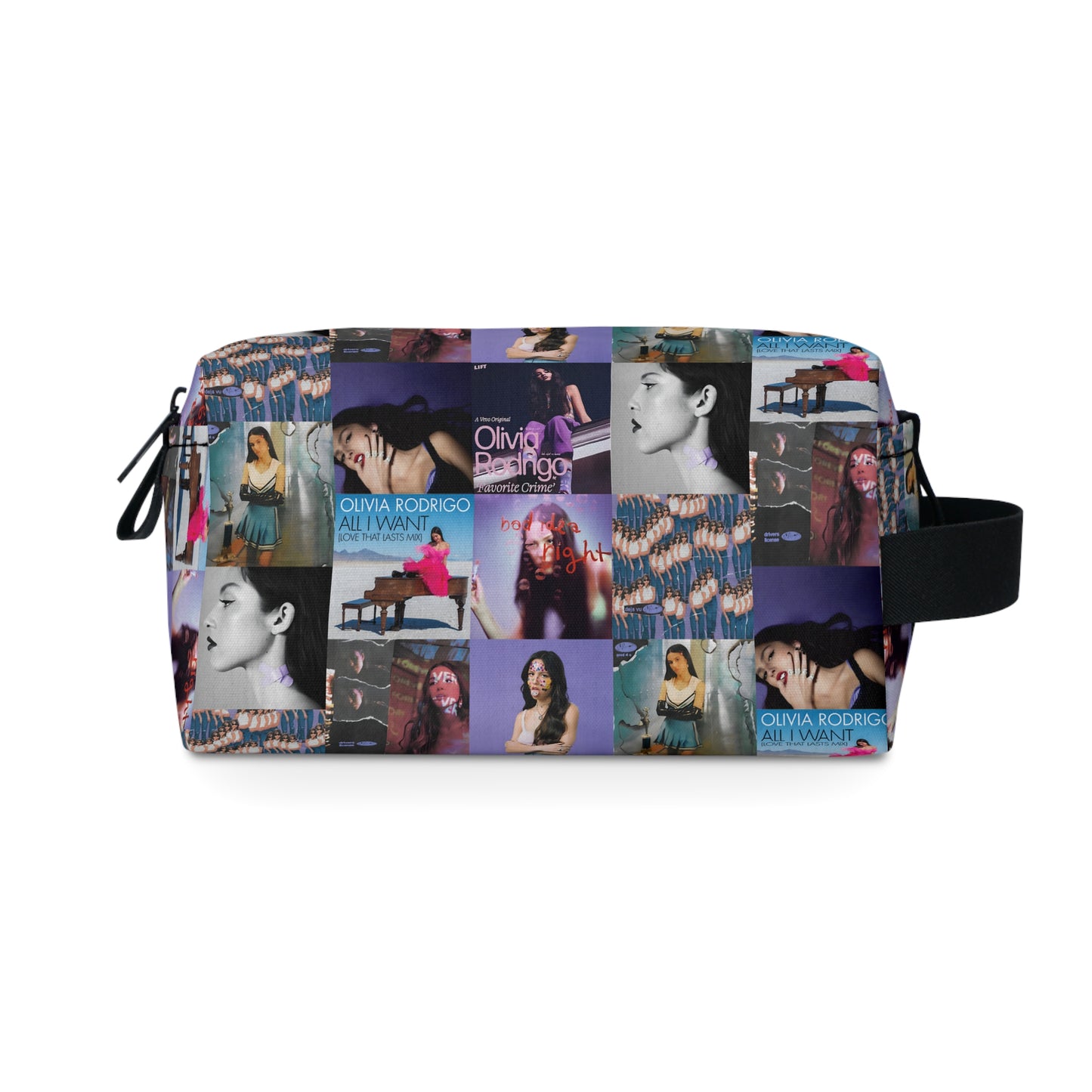 Olivia Rodrigo Album Cover Art Collage Toiletry Bag