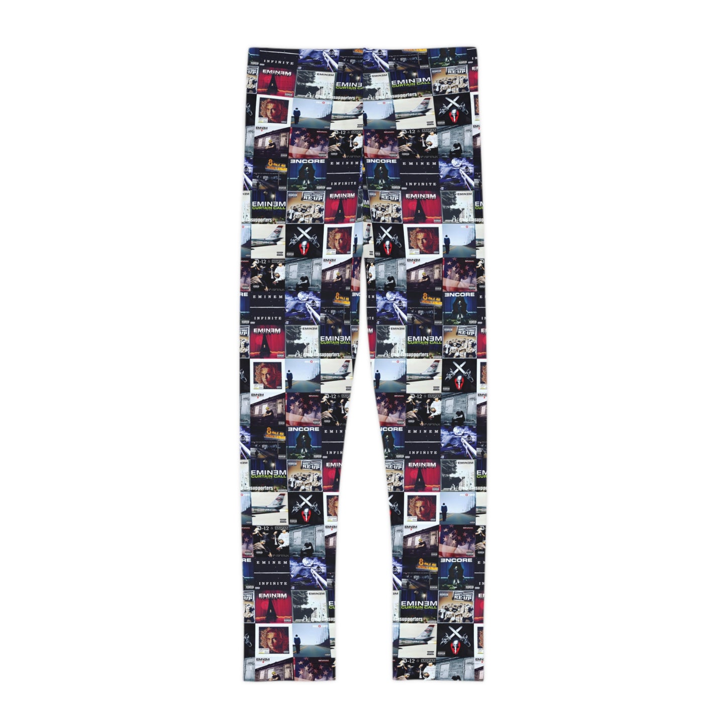 Eminem Album Art Cover Collage Kids Leggings