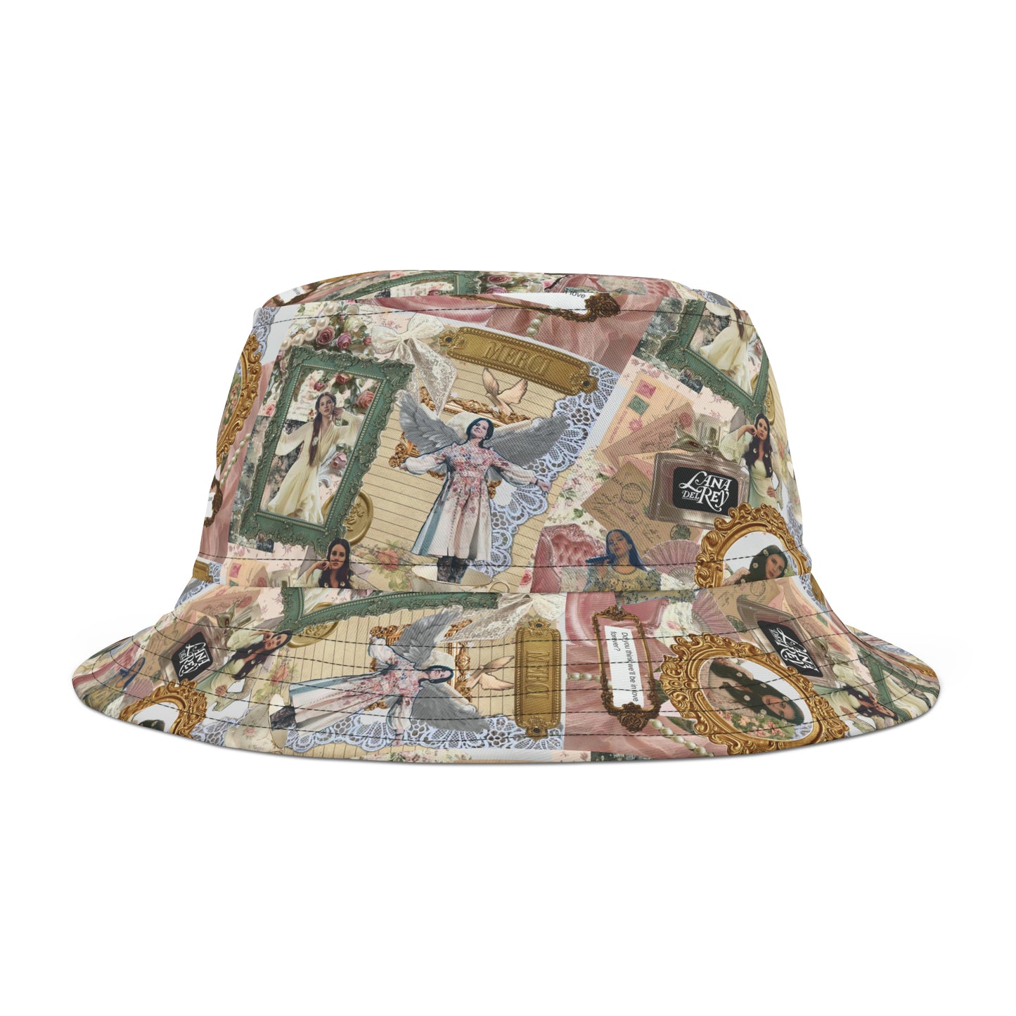 Lana Del Rey Victorian Collage Bucket Hat