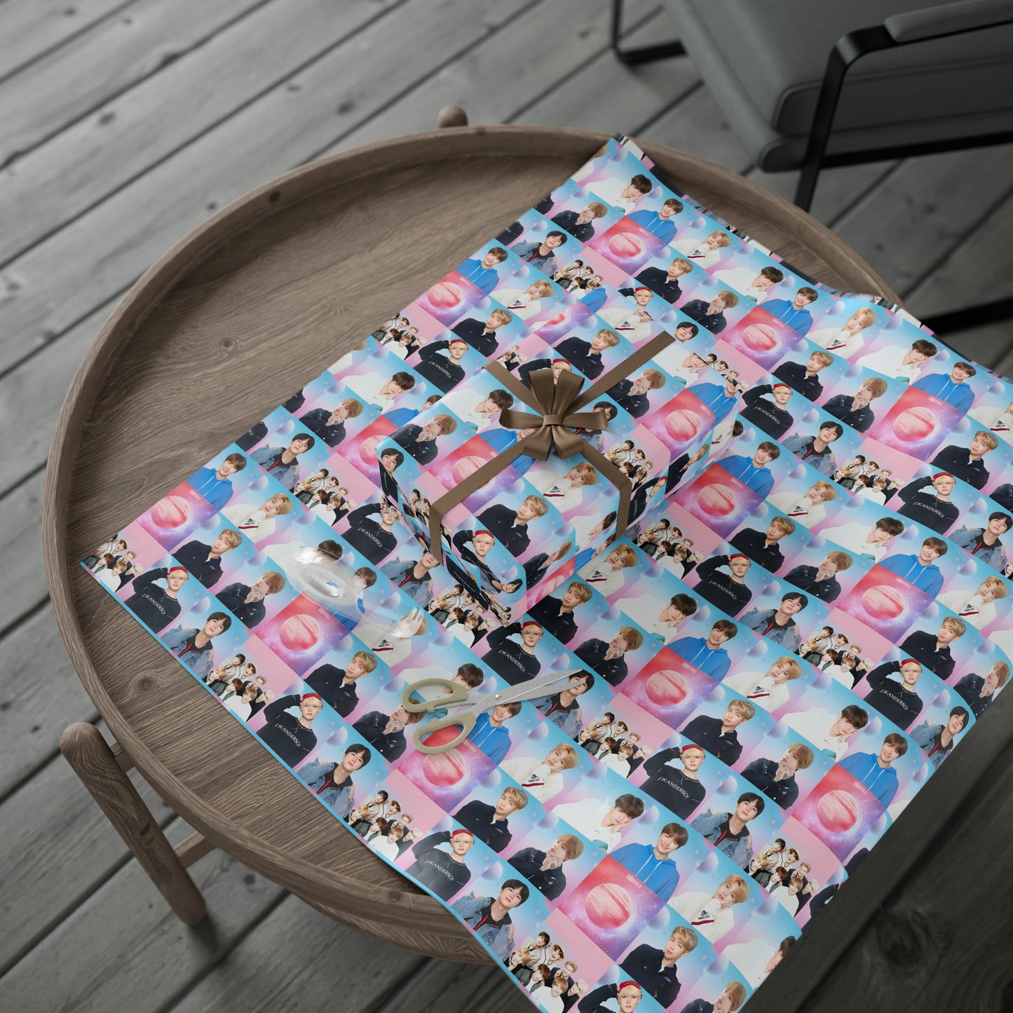 BTS World Mosaic Gift Wrapping Paper