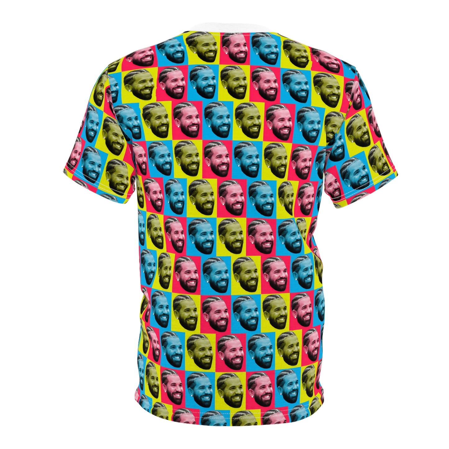 Drake Colored Checker Faces Unisex Tee Shirt