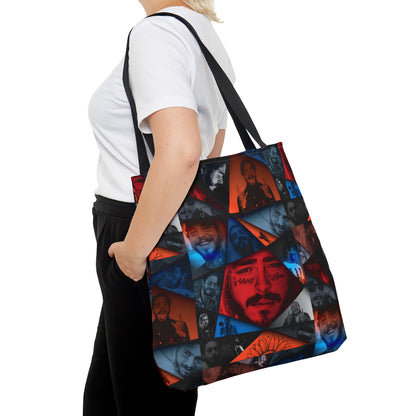 Post Malone Crystal Portaits Collage Tote Bag