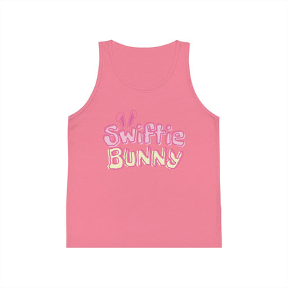 Taylor Swift Easter Swiftie Bunny Kid's Jersey Tank Top