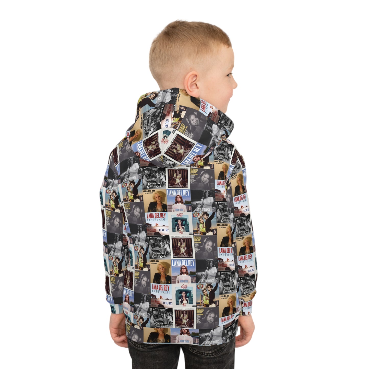 Lana Del Rey Album Cover Collage Kid's Hoodie