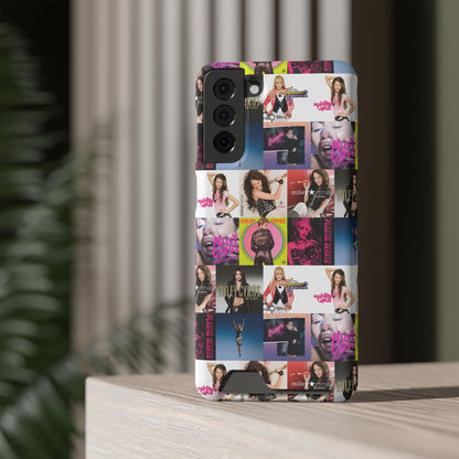 Miley Cyrus Album Cover Collage Phone Case With Card Holder