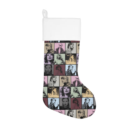 Taylor Swift Eras Collage Christmas Holiday Stocking