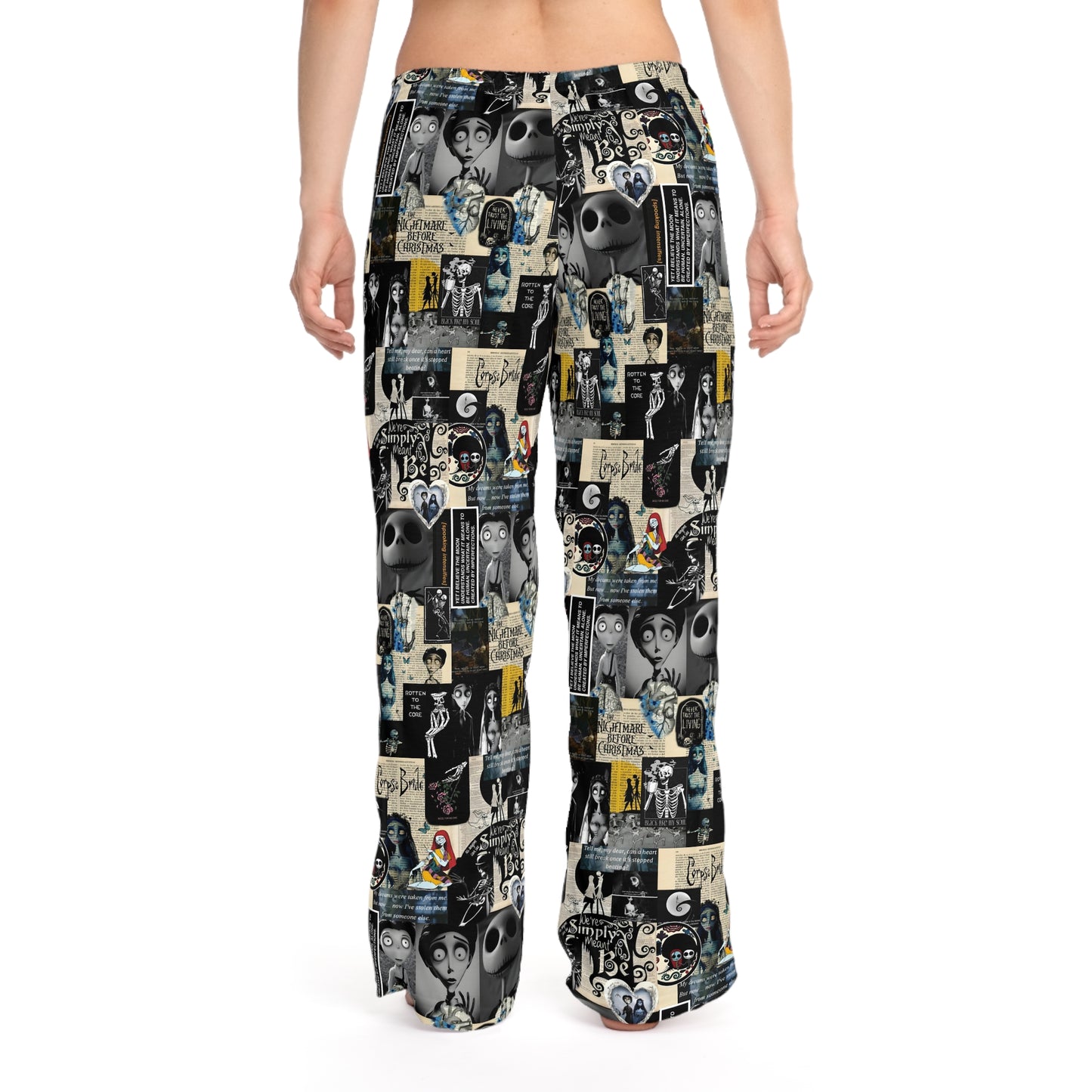 The Nightmare Before Christmas Rotten To The Core Collage Women's Pajama Pants