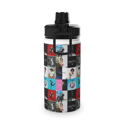 YUNGBLUD Album Cover Art Collage Stainless Steel Sports Lid Water Bottle