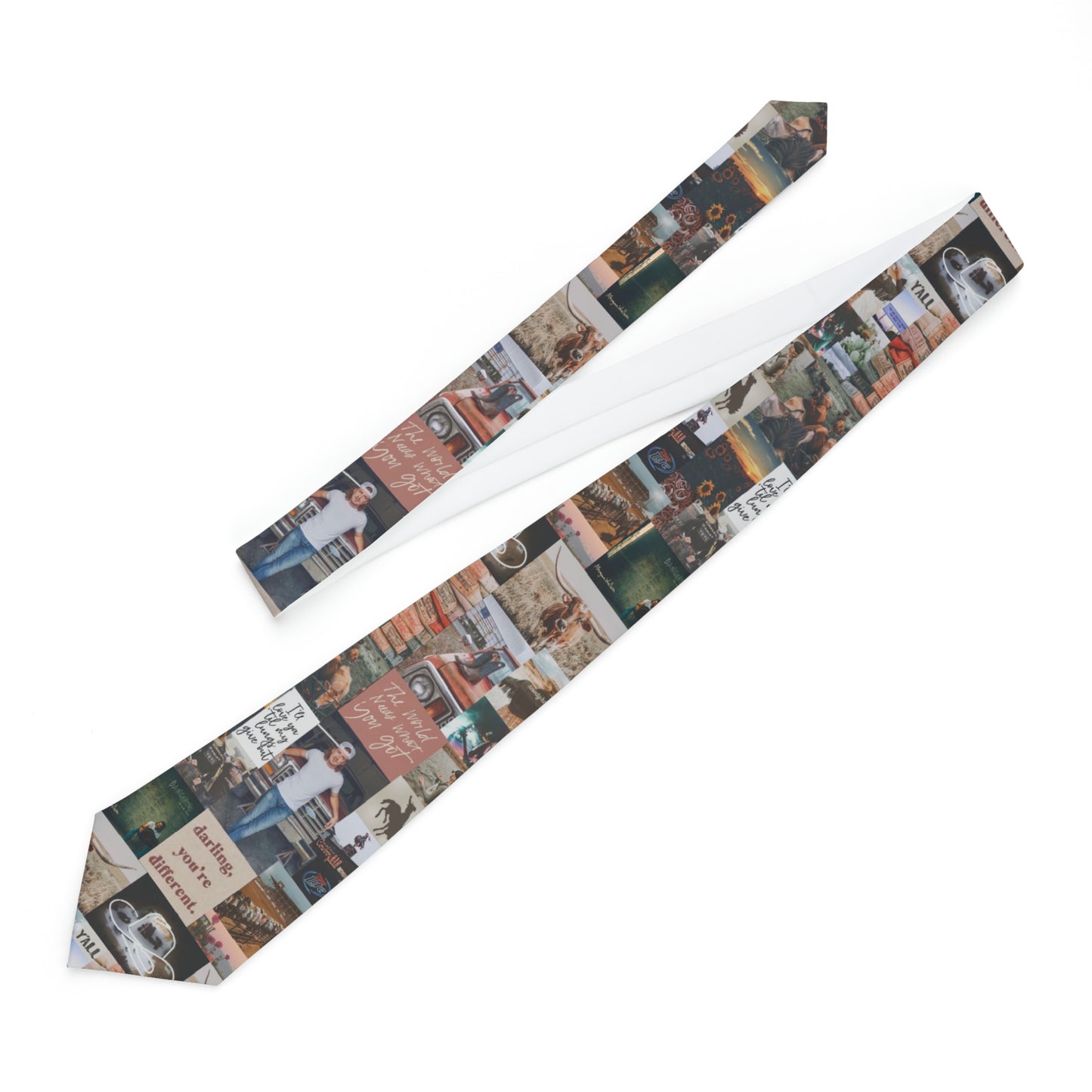 Morgan Wallen Darling You're Different Collage Neck Tie