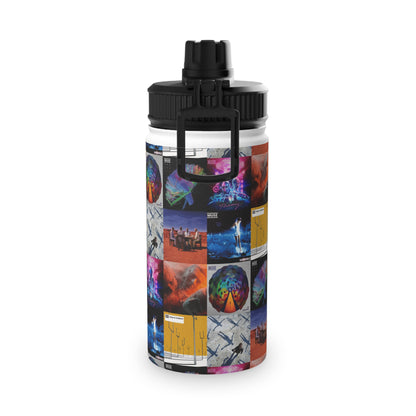 Muse Album Cover Collage Stainless Steel Sports Lid Water Bottle