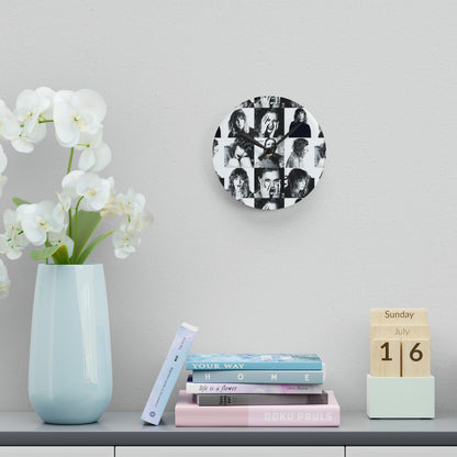 Taylor Swift Reputation Mosaic Acrylic Wall Clock