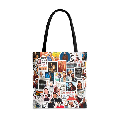 Morgan Wallen Sticker Collage Tote Bag