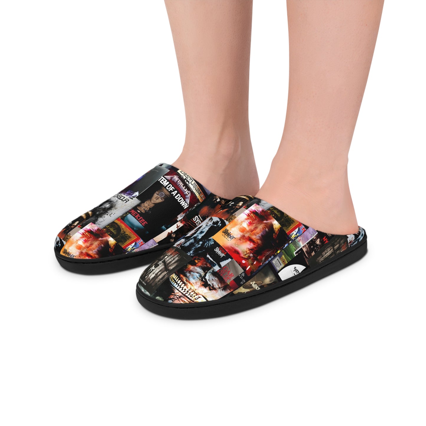 Slipknot Chaotic Album Art Collage Women's Indoor Slippers