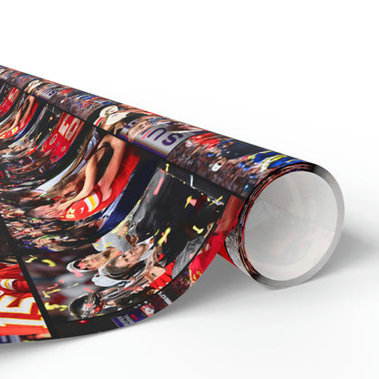 Kansas City Chiefs Superbowl LVIII Championship Victory Collage Gift Wrapping Paper