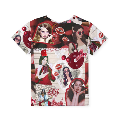 Lana Del Rey Cherry Coke Collage Kids Sports Jersey
