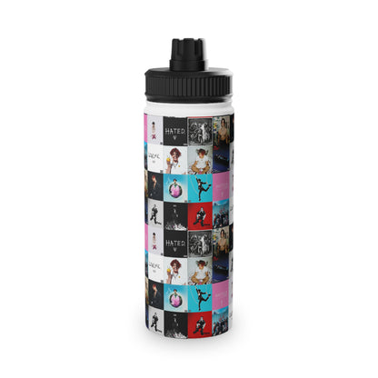 YUNGBLUD Album Cover Art Collage Stainless Steel Sports Lid Water Bottle