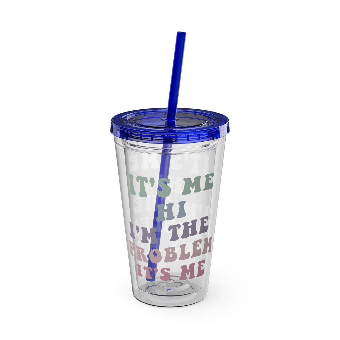 Taylor Swift It's Me Hi Sunsplash Tumbler with Straw