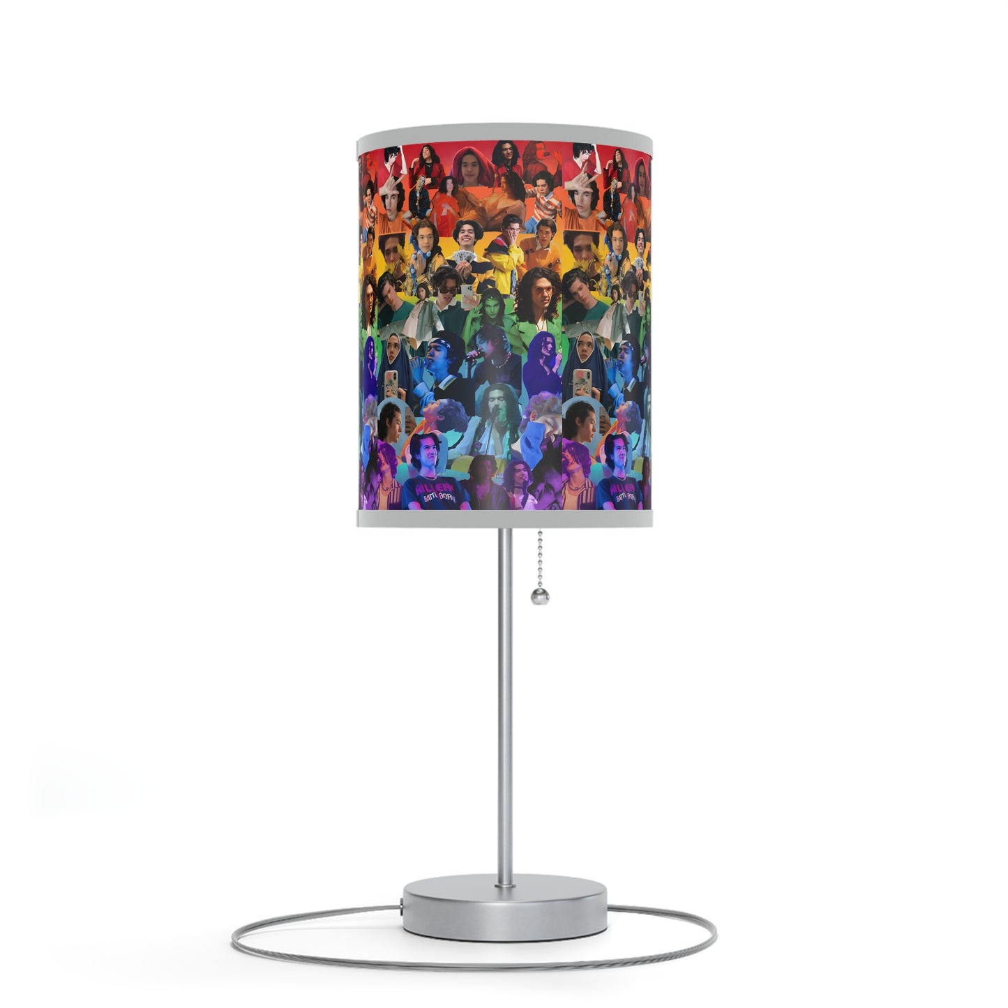 Conan Grey Rainbow Photo Collage Lamp on a Stand