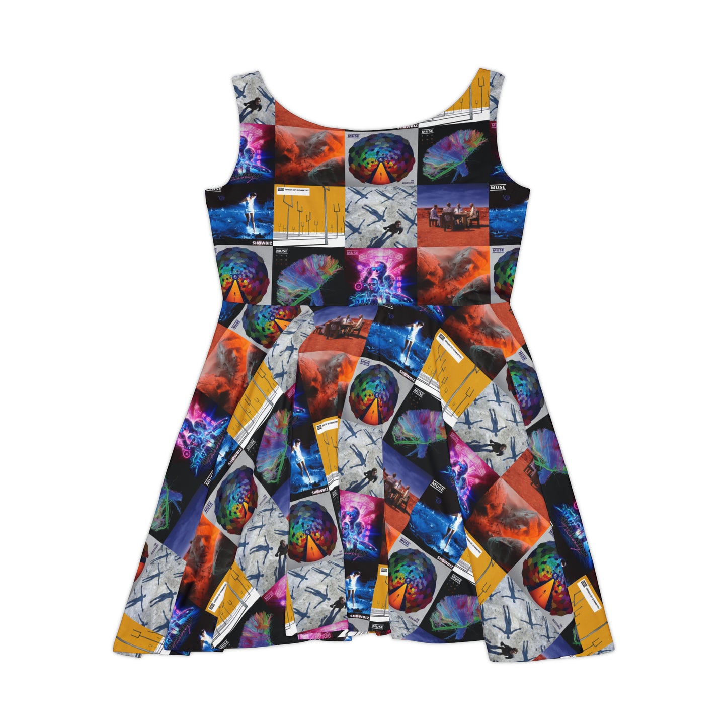 Muse Album Cover Collage Women's Skater Dress