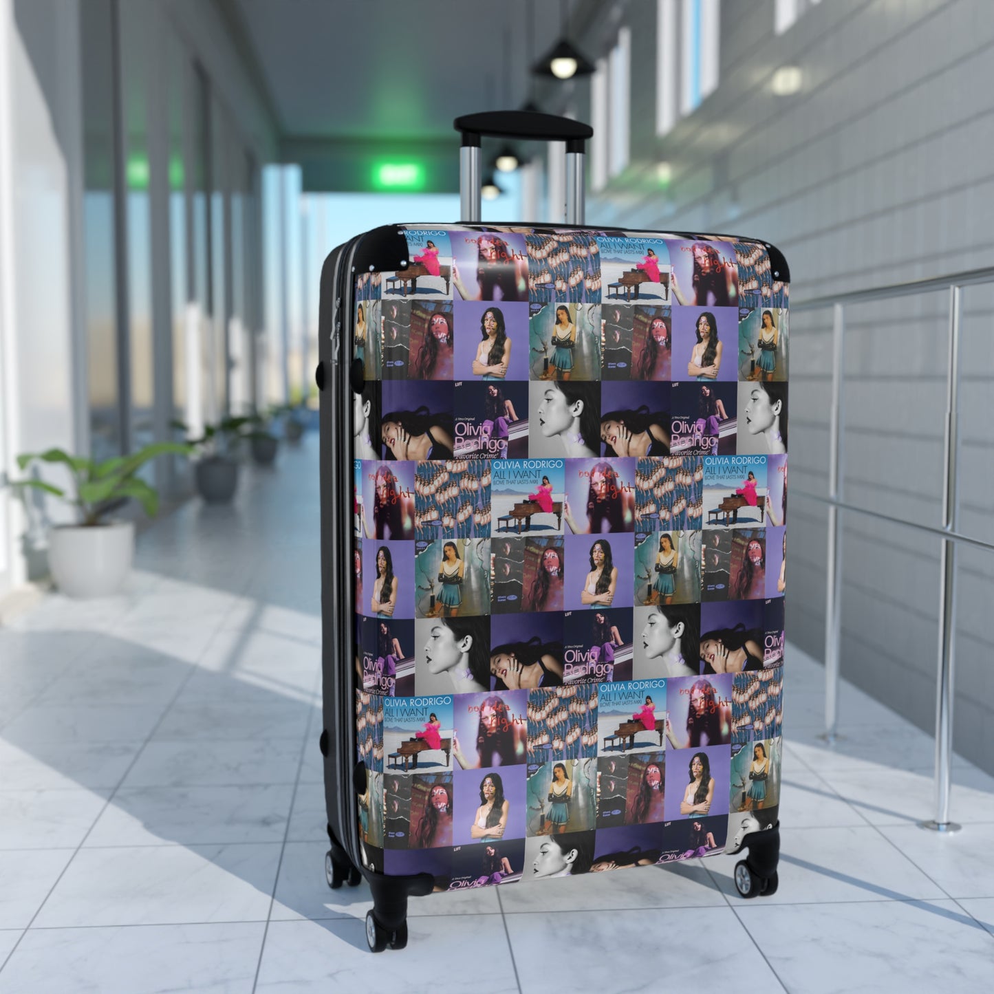 Olivia Rodrigo Album Cover Art Collage Suitcase