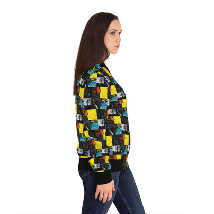 Post Malone Album Art Collage Women's Bomber Jacket