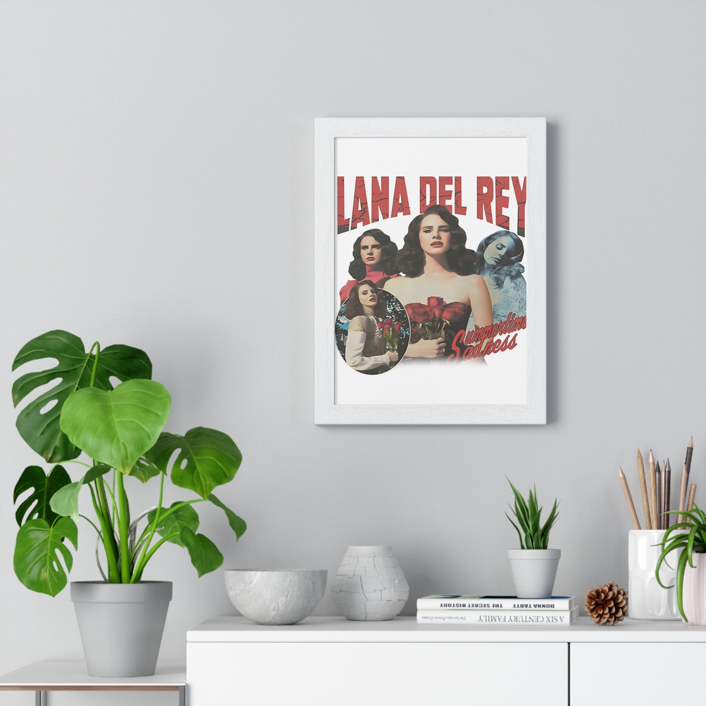 Lana Del Rey Summertime Sadness Framed Print