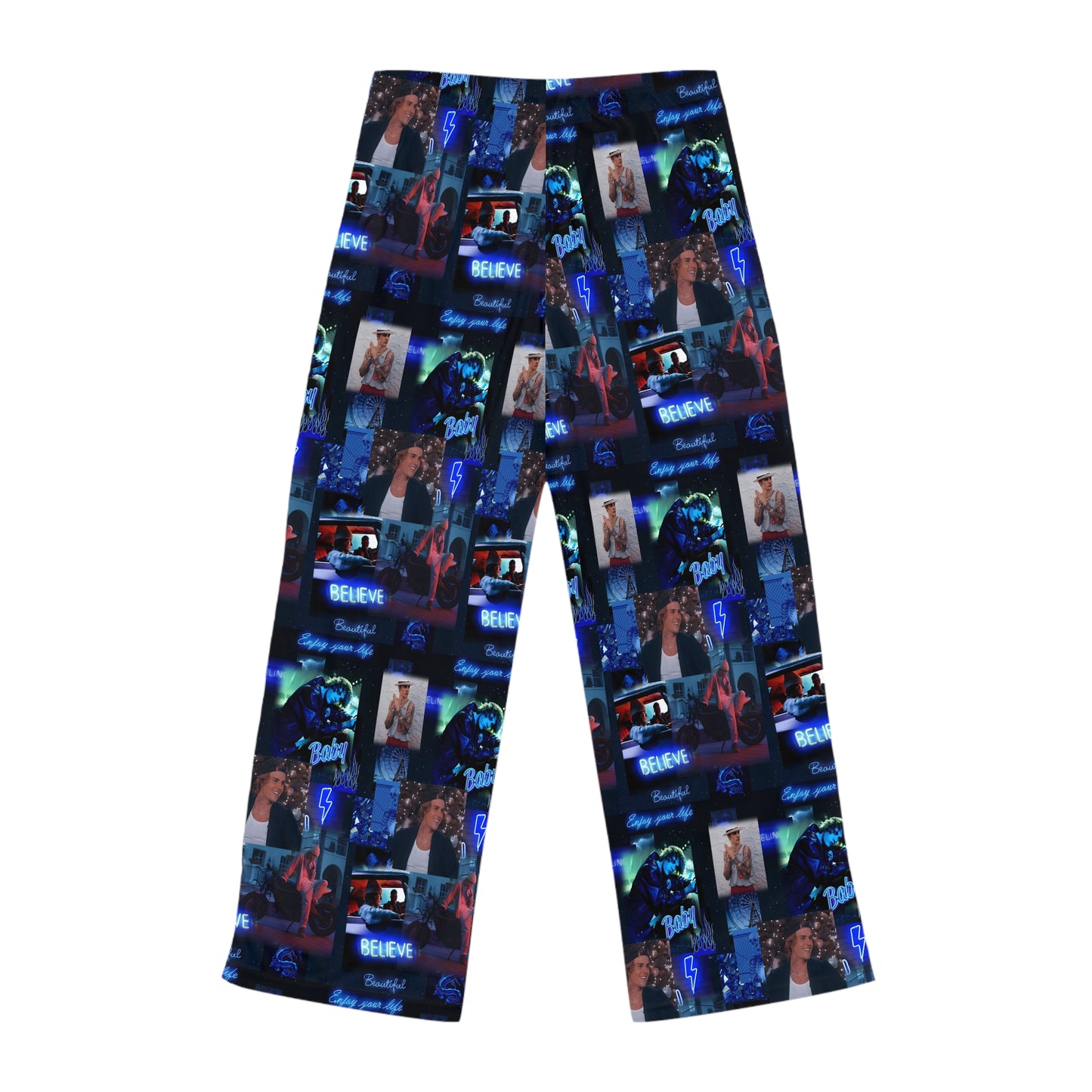 Justin Bieber Enjoy Your Life Collage Women's Pajama Pants