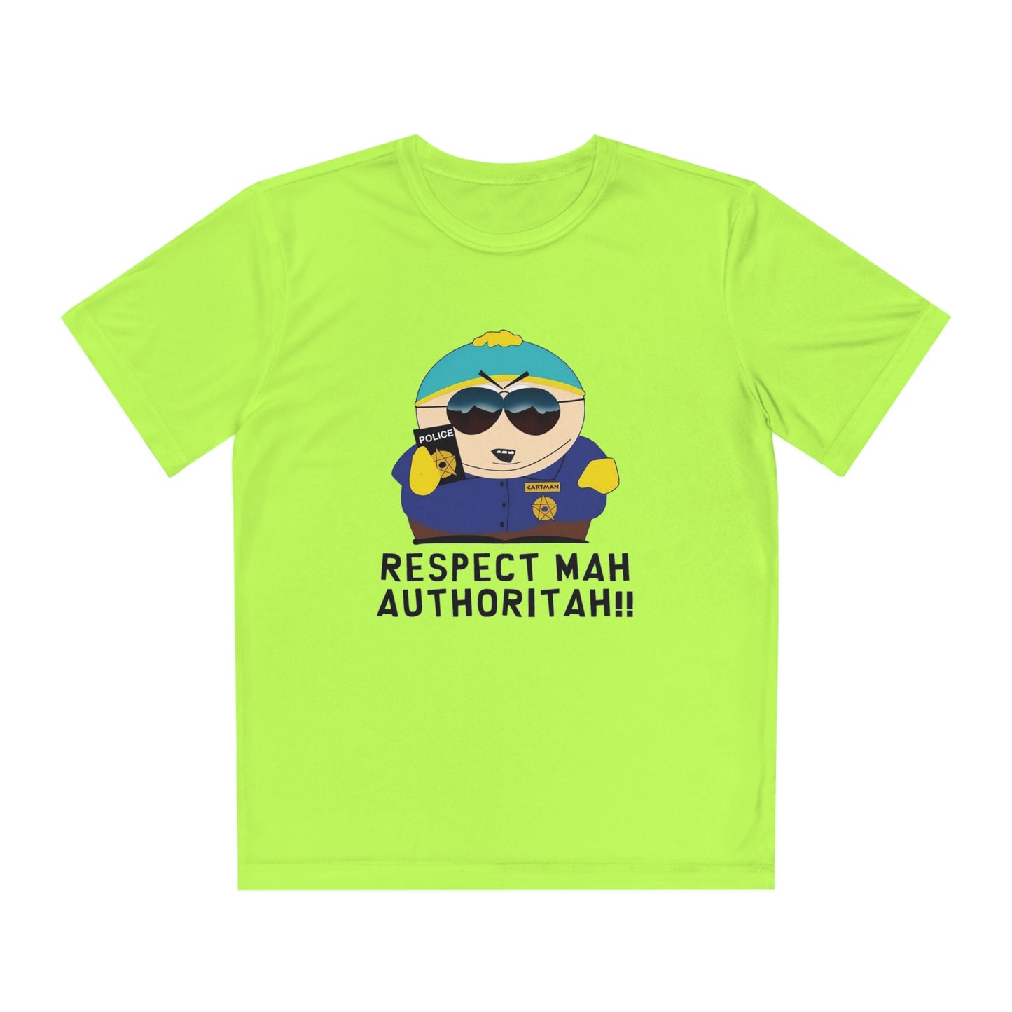 South Park Cartman Respect Mah Autheritah! Youth Competitor Tee