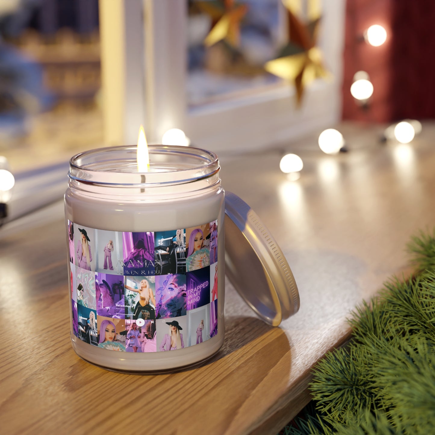 Ava Max Belladonna Photo Collage Scented Candle