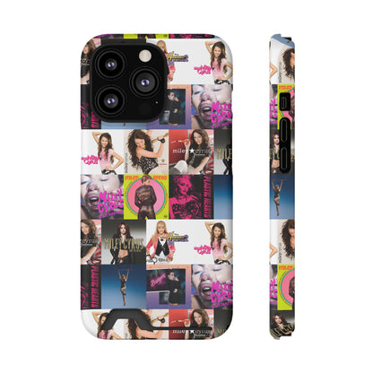 Miley Cyrus Album Cover Collage Phone Case With Card Holder