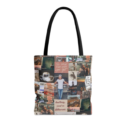 Morgan Wallen Darling You're Different Collage Tote Bag