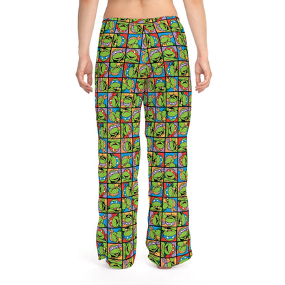 TMNT Turtle Toon Montage Women's Pajama Pants