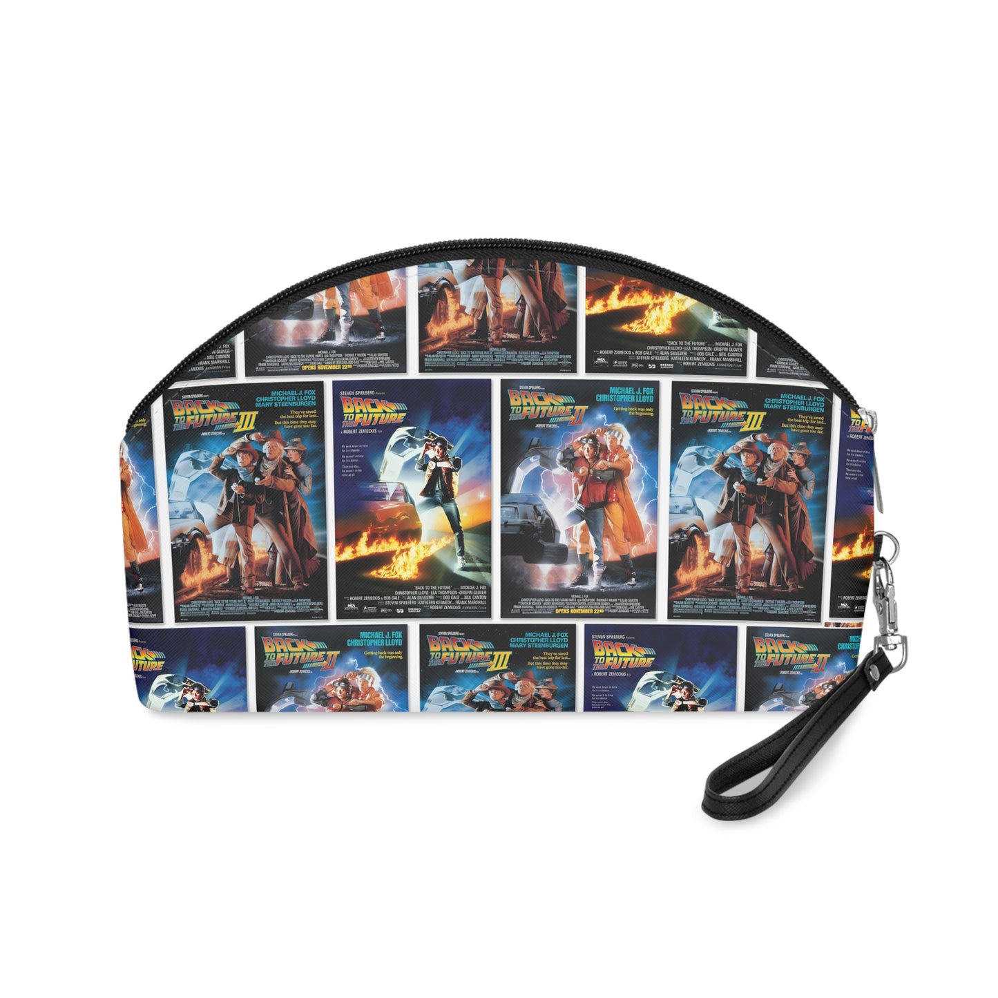 Back To The Future Movie Posters Collage Makeup Bag