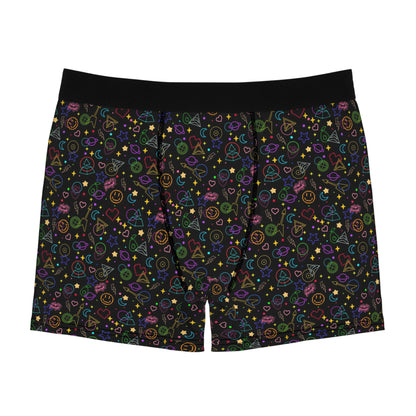 Daft Punk Arcade Carpet Pattern Men's Boxer Briefs Underwear