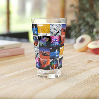 Muse Album Cover Collage Pint Glass