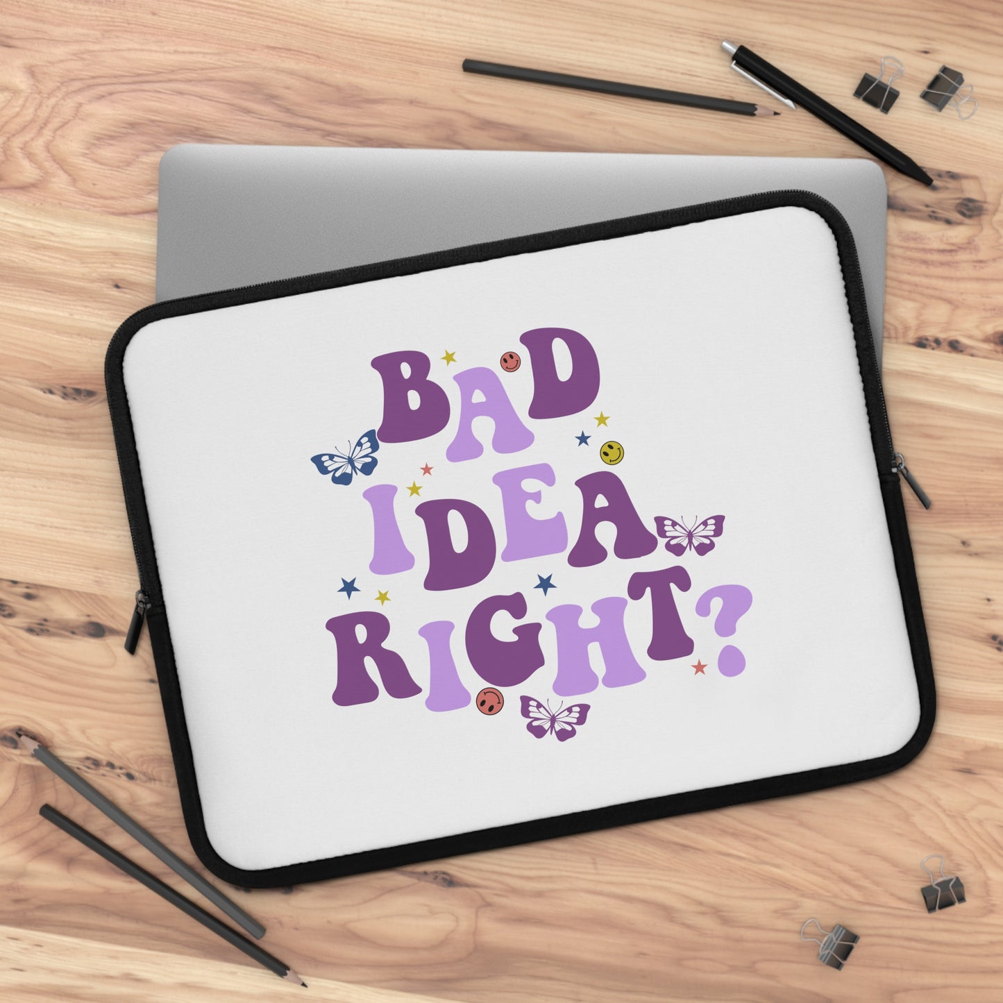 Olivia Rodrigo Bad Idea Right? Laptop Sleeve