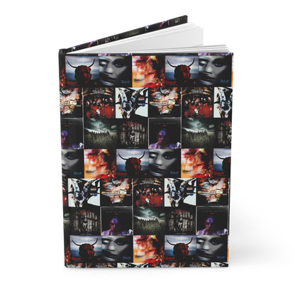 Slipknot Album Art Collage Hardcover Journal