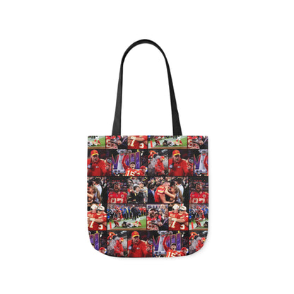 Kansas City Chiefs Superbowl LVIII Championship Victory Collage Polyester Canvas Tote Bag