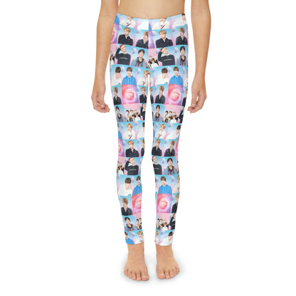 BTS World Mosaic Youth Full-Length Leggings