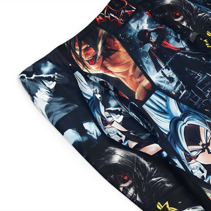 Anime Hero Montage Men's Board Shorts