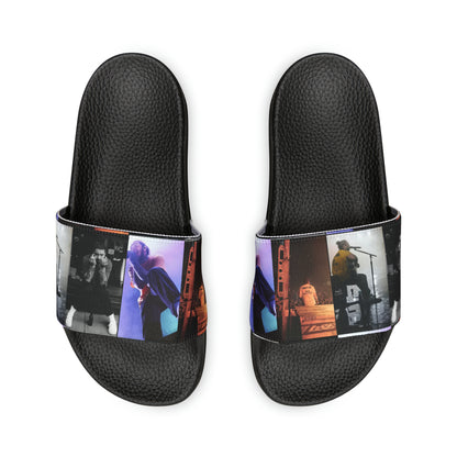 Post Malone On Tour Collage Youth Slide Sandals